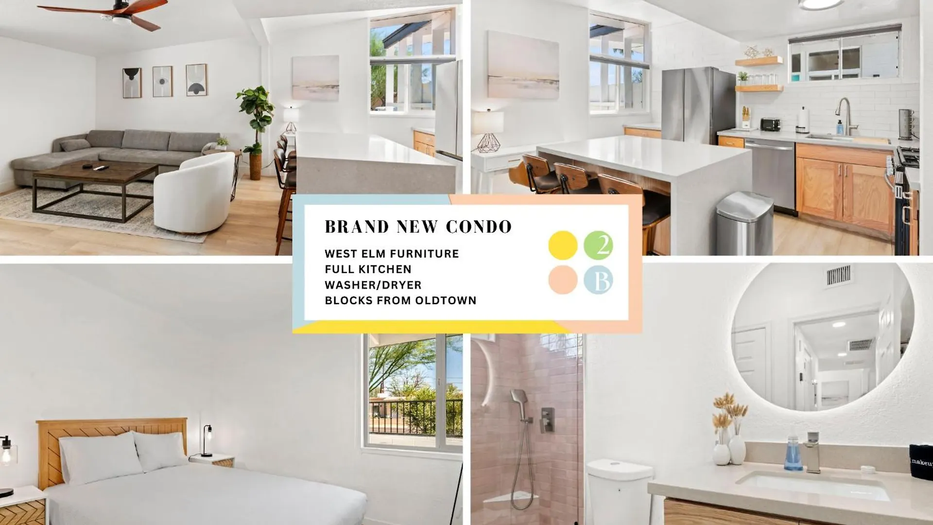 Brand New Home W Parking Blocks From Oldtown- 2B Scottsdale